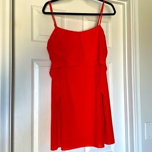 ark & co coral party dress size large